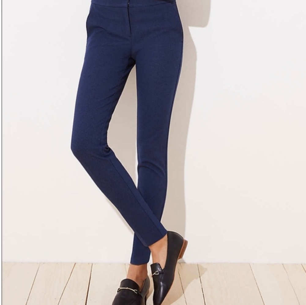 Loft Ankle Pants - Navy